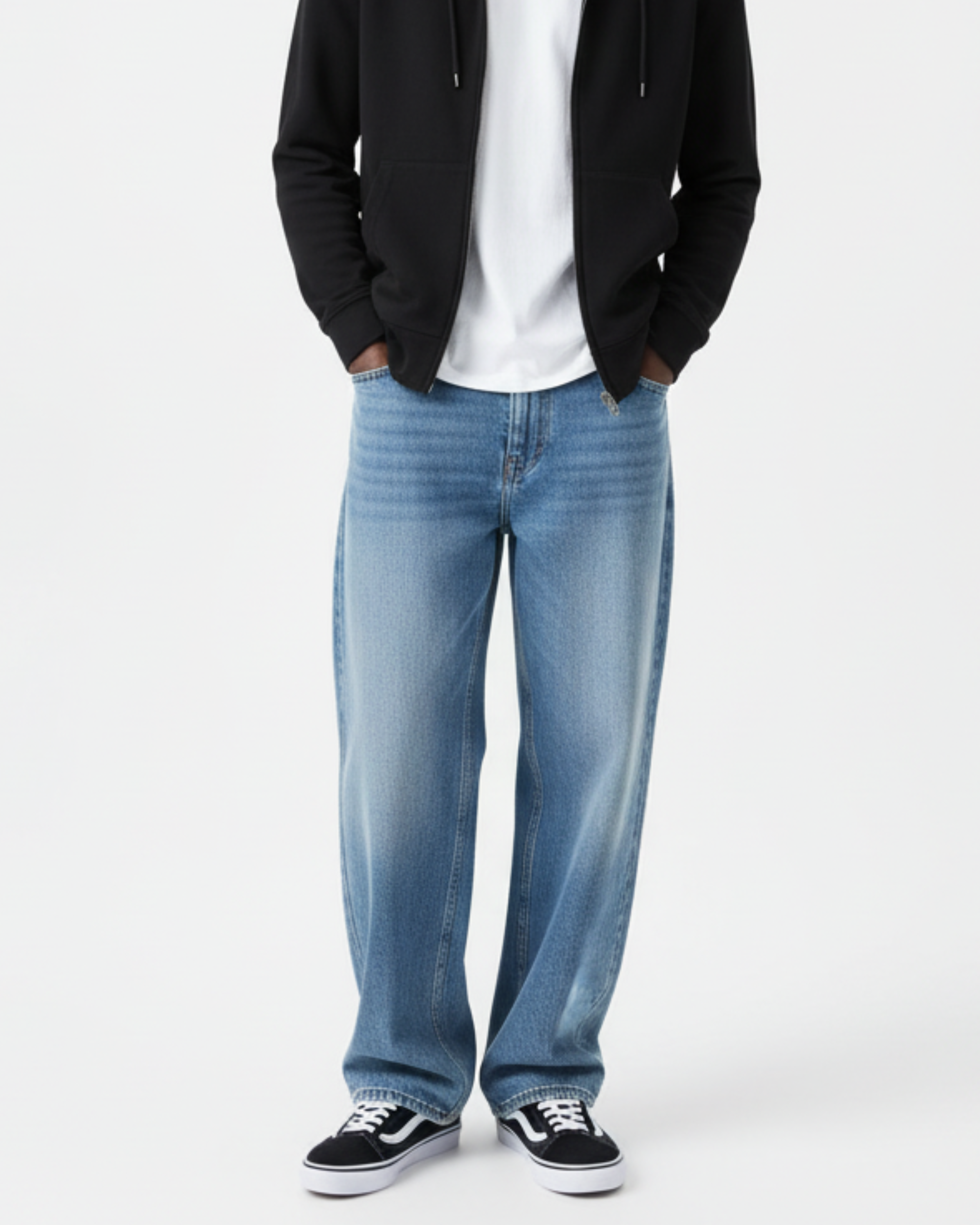 Relaxed Blue Jeans